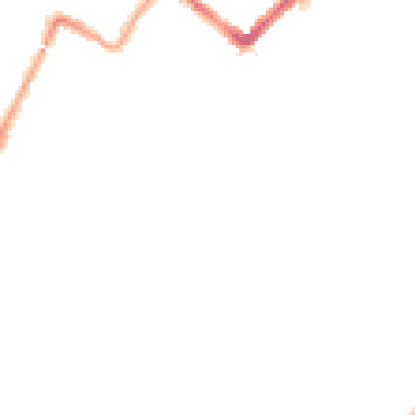 Night-time road noise heatmap for WD18 6QE
