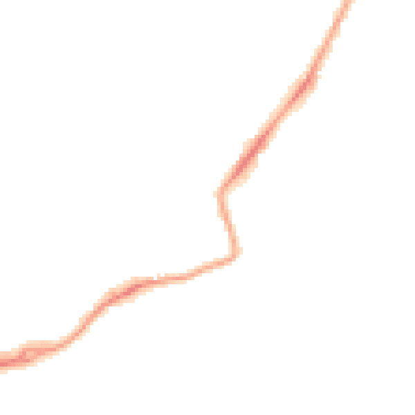 Night-time road noise heatmap for WD18 6UZ