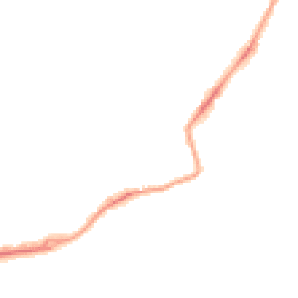 Night-time road noise heatmap for WD18 6XE