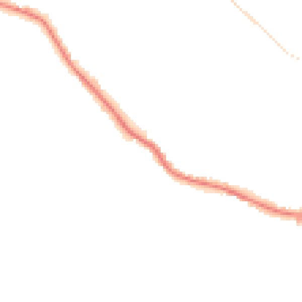 Night-time road noise heatmap for WD23 1AD