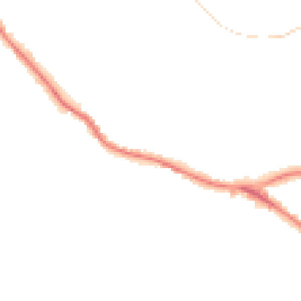 Night-time road noise heatmap for WD23 1AG