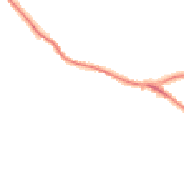 Night-time road noise heatmap for WD23 1AP