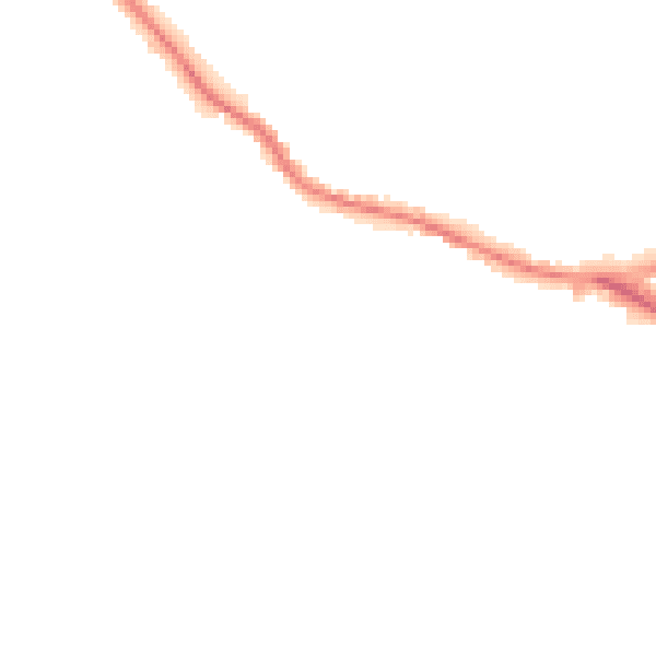 Night-time road noise heatmap for WD23 1AT