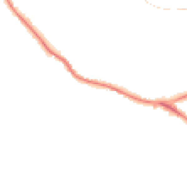 Night-time road noise heatmap for WD23 1AX