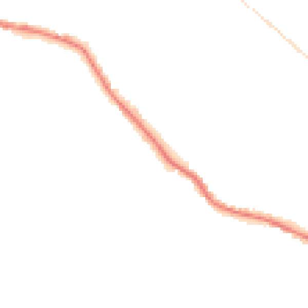 Night-time road noise heatmap for WD23 1AZ