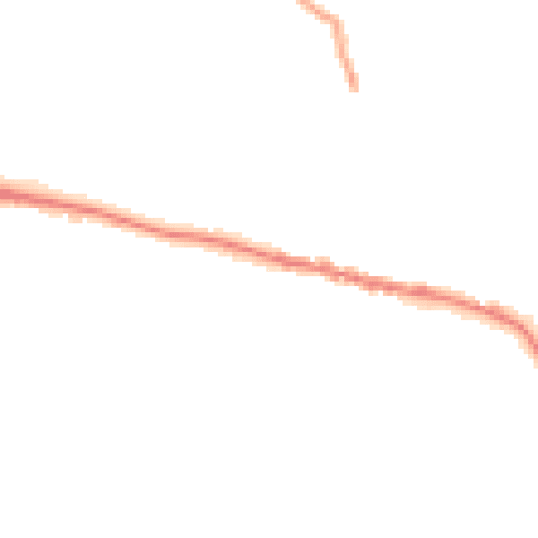 Night-time road noise heatmap for WD23 1BB