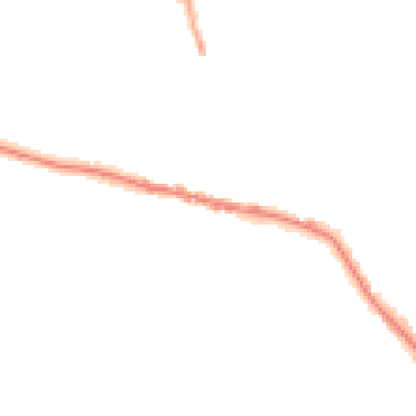 Night-time road noise heatmap for WD23 1BD
