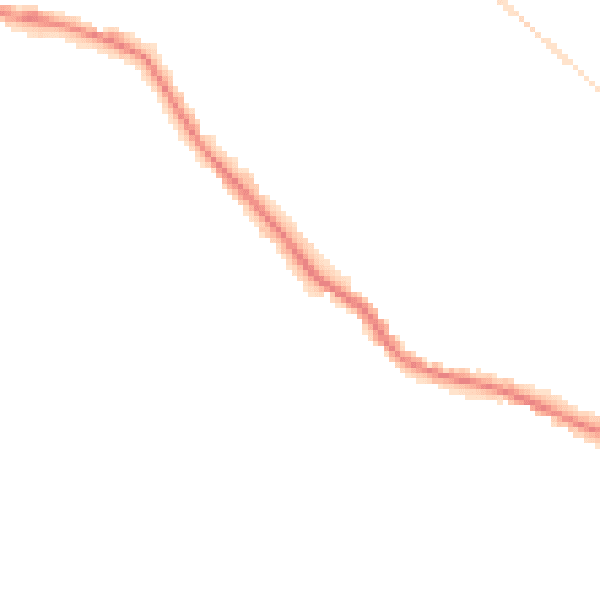 Night-time road noise heatmap for WD23 1BP