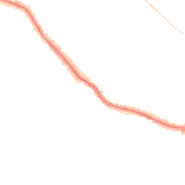 Night-time road noise heatmap for WD23 1BS