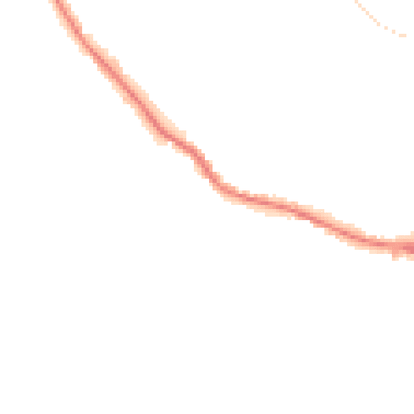 Night-time road noise heatmap for WD23 1BU