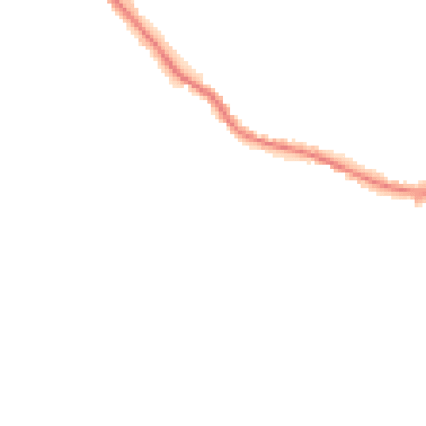 Night-time road noise heatmap for WD23 1BY