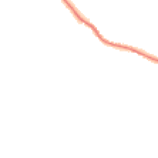 Night-time road noise heatmap for WD23 1DE