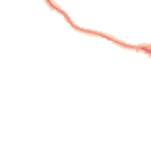 Night-time road noise heatmap for WD23 1DH