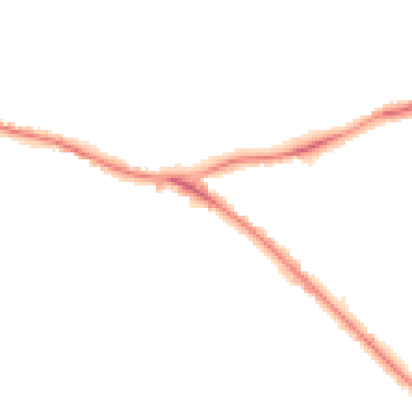 Night-time road noise heatmap for WD23 1EA