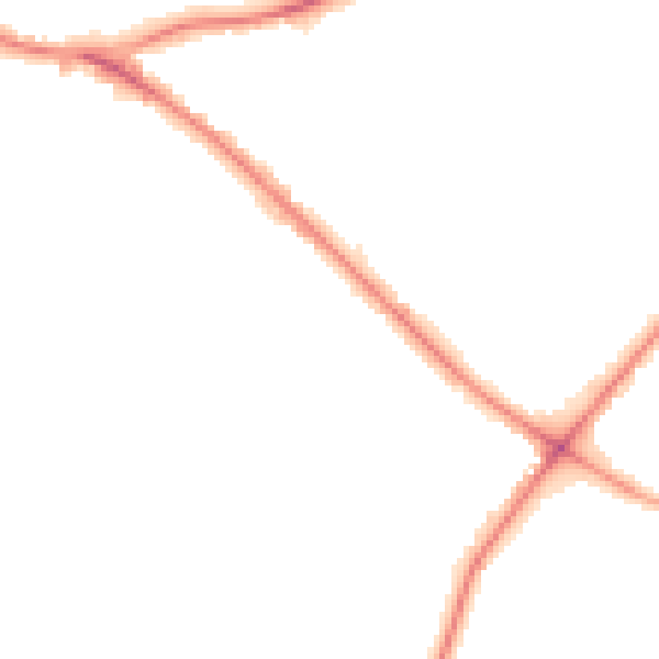 Night-time road noise heatmap for WD23 1ER