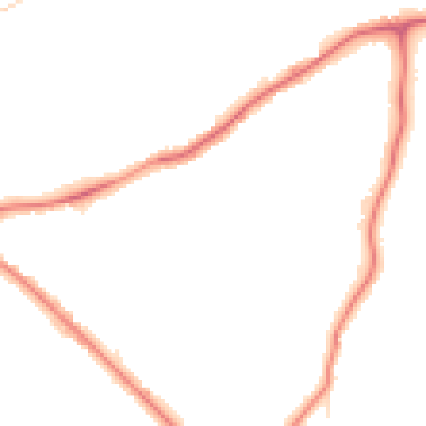 Night-time road noise heatmap for WD23 1FW