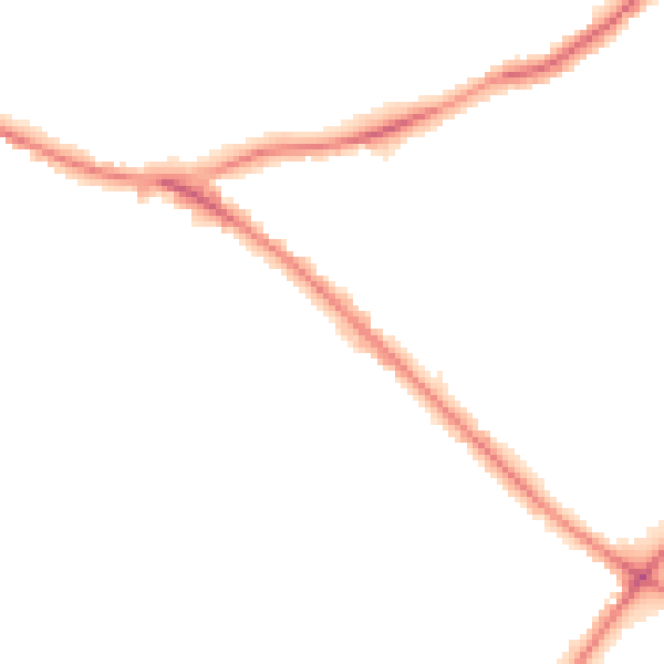 Night-time road noise heatmap for WD23 1HY