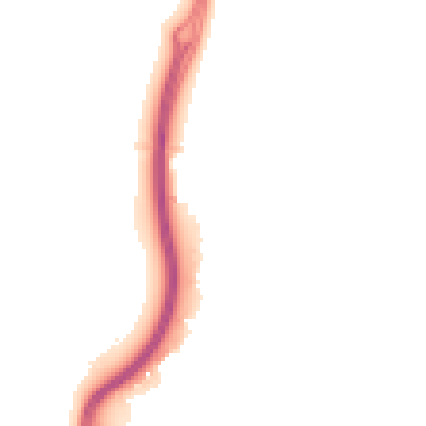 Night-time road noise heatmap for WD23 2DF