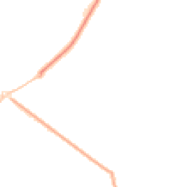 Night-time road noise heatmap for WD23 2NW
