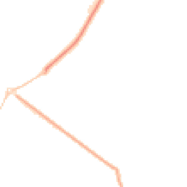 Night-time road noise heatmap for WD23 2PR