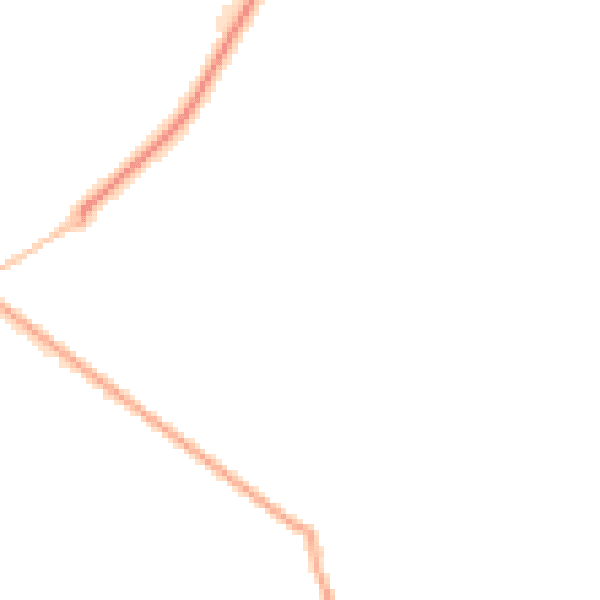 Night-time road noise heatmap for WD23 2PS