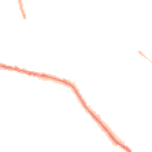 Night-time road noise heatmap for WD23 3BW