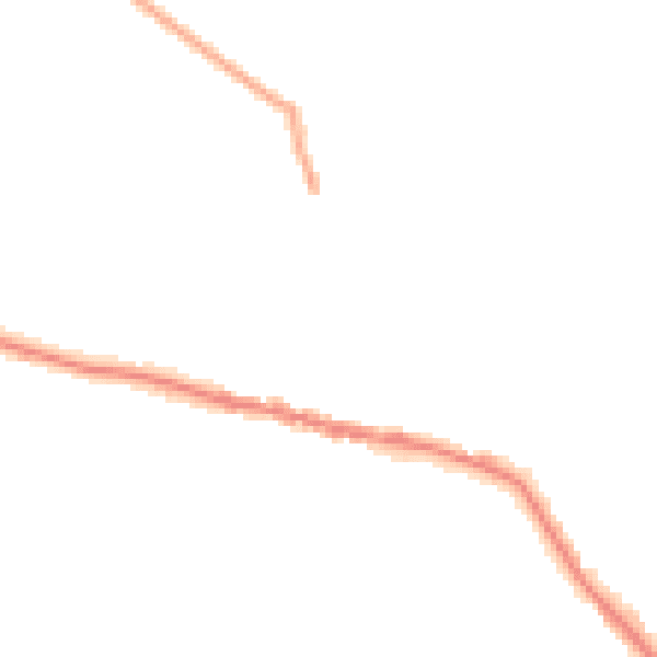 Night-time road noise heatmap for WD23 3DT
