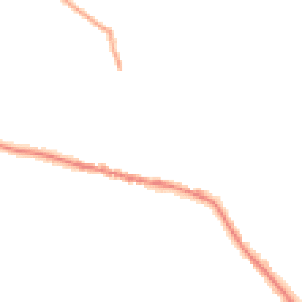 Night-time road noise heatmap for WD23 3ED