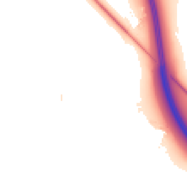 Night-time road noise heatmap for WD23 3FL
