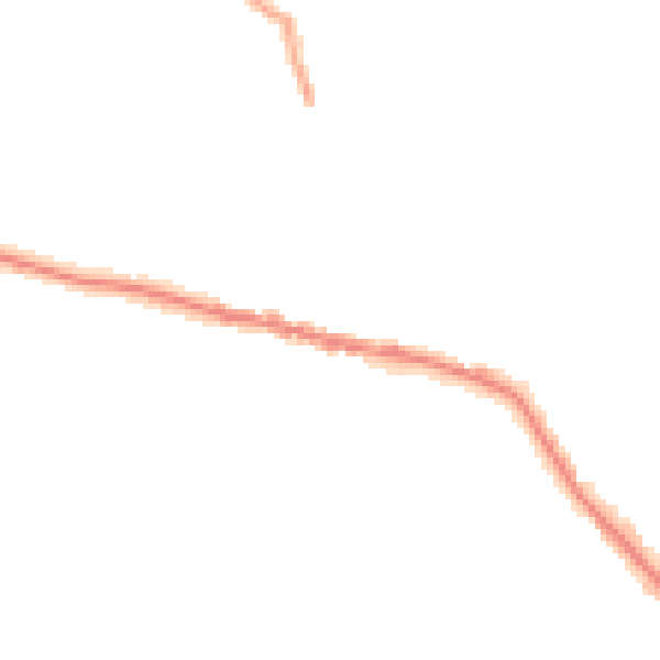 Night-time road noise heatmap for WD23 3HE