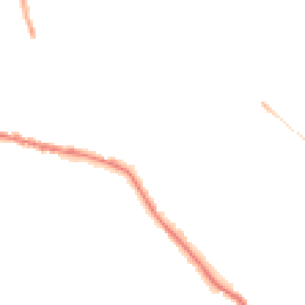 Night-time road noise heatmap for WD23 3LX
