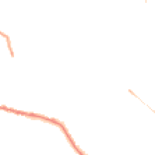 Night-time road noise heatmap for WD23 3ND