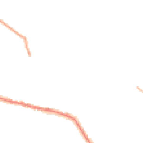 Night-time road noise heatmap for WD23 3NQ