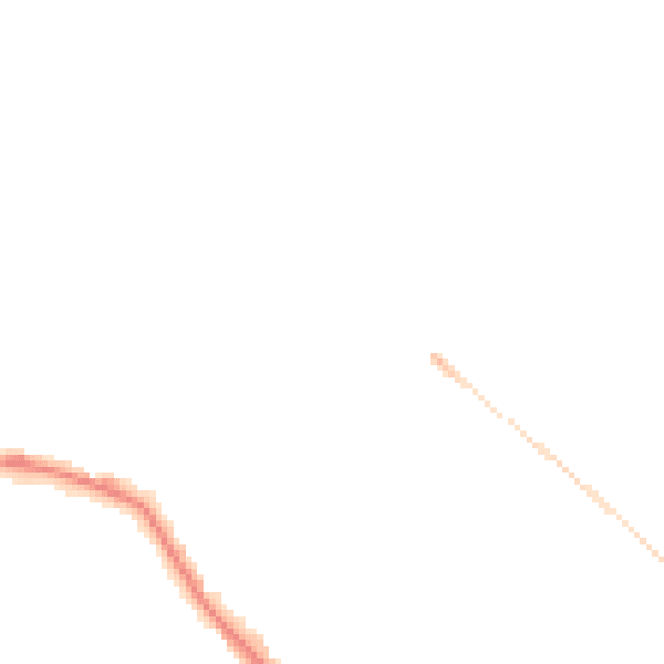 Night-time road noise heatmap for WD23 4FE