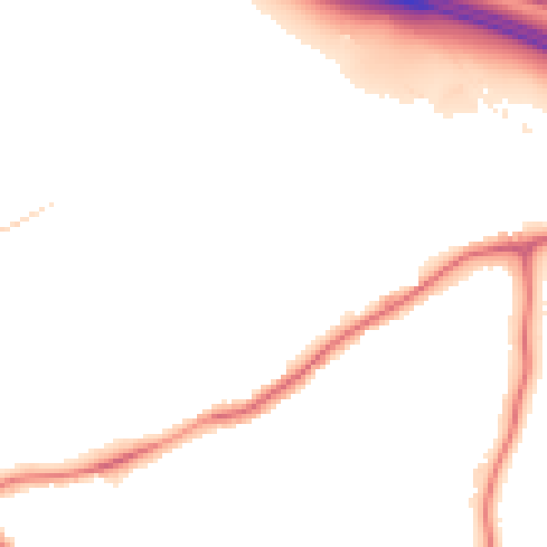 Night-time road noise heatmap for WD23 4GP
