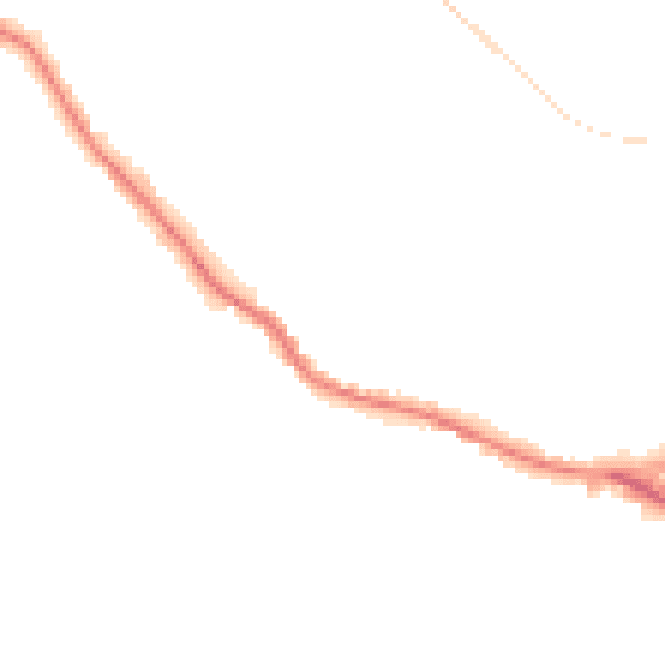 Night-time road noise heatmap for WD23 4HH