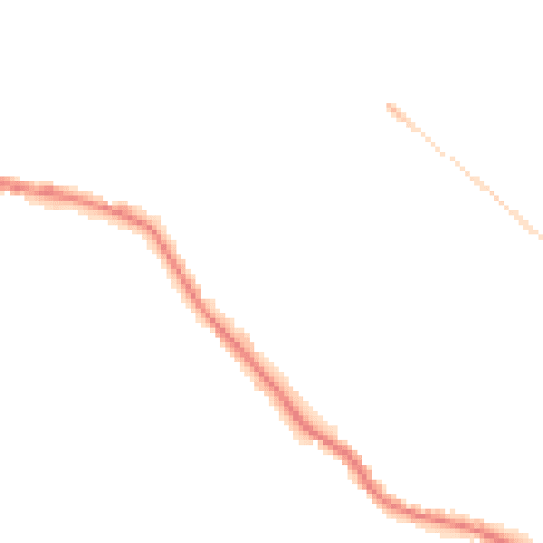 Night-time road noise heatmap for WD23 4UA