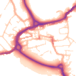 Daytime road noise heatmap for WD3 1AD