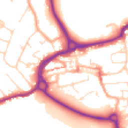 Daytime road noise heatmap for WD3 1AE