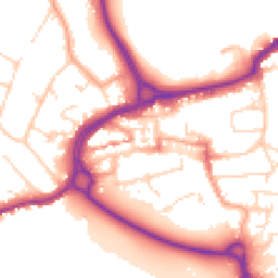 Daytime road noise heatmap for WD3 1AF