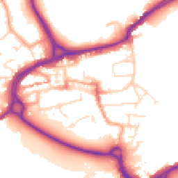 Daytime road noise heatmap for WD3 1AJ