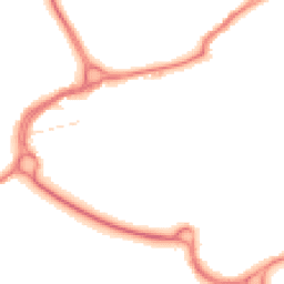 Night-time road noise heatmap for WD3 1AN