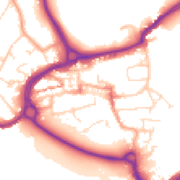 Daytime road noise heatmap for WD3 1AQ