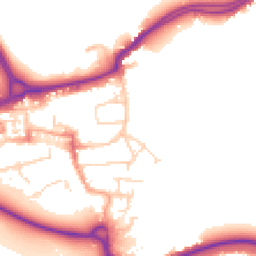 Daytime road noise heatmap for WD3 1AW
