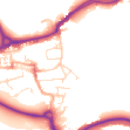 Daytime road noise heatmap for WD3 1AZ