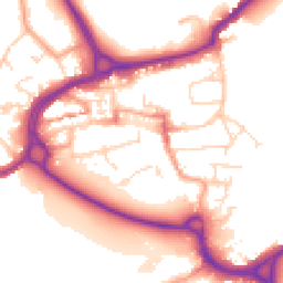 Daytime road noise heatmap for WD3 1BE