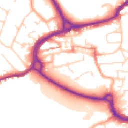 Daytime road noise heatmap for WD3 1BN