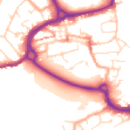 Daytime road noise heatmap for WD3 1BP
