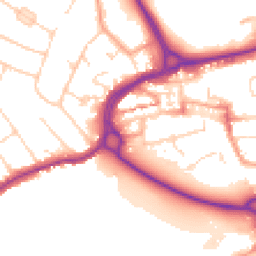 Daytime road noise heatmap for WD3 1BQ