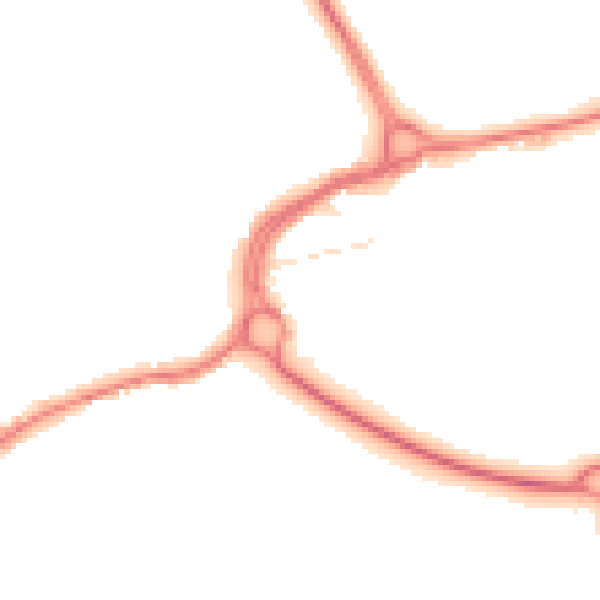 Night-time road noise heatmap for WD3 1BQ